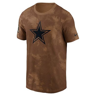 Men's Nike  Brown Dallas Cowboys 2023 Salute To Service Sideline T-Shirt