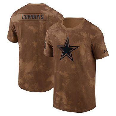 Men's Nike  Brown Dallas Cowboys 2023 Salute To Service Sideline T-Shirt