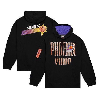 Men's Mitchell & Ness Black Phoenix Suns Hardwood Classics OG 2.0 Pullover Hoodie