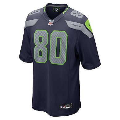 Men's Nike Steve Largent College Navy Seattle Seahawks Retired Player Game Jersey