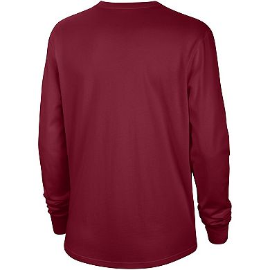 Women's Nike Crimson Oklahoma Sooners Vintage Long Sleeve T-Shirt