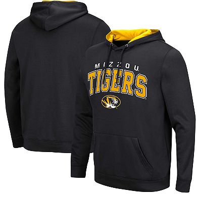 Men's Colosseum Black Missouri Tigers Resistance Pullover Hoodie