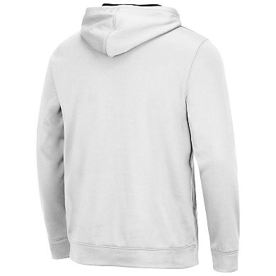 Men's Colosseum White Colorado Buffaloes Resistance Pullover Hoodie