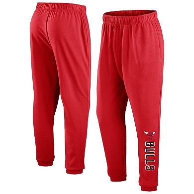 Men's Fanatics Branded  Red Chicago Bulls Big & Tall Chop Block Pants