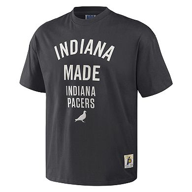 Men's NBA x Staple Anthracite Indiana Pacers Heavyweight Oversized T-Shirt