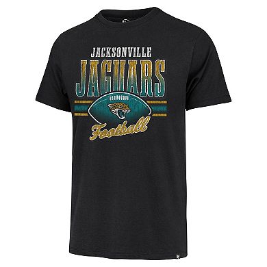 Men's '47 Black Jacksonville Jaguars Last Call Franklin T-Shirt