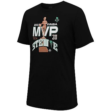 Unisex Stadium Essentials Breanna Stewart Black New York Liberty 2023 WNBA MVP T-Shirt