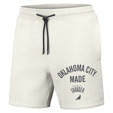 Men's NBA x Staple Cream Oklahoma City Thunder Heavyweight Fleece Shorts