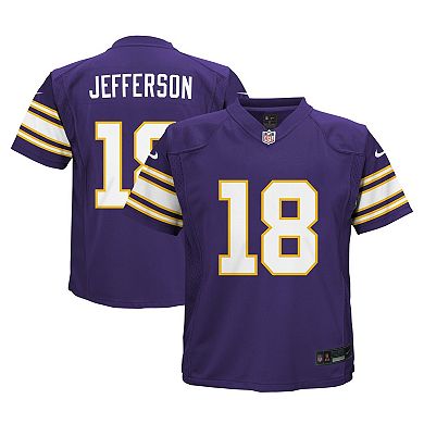 Preschool Nike Justin Jefferson Purple Minnesota Vikings Alternate Game Jersey
