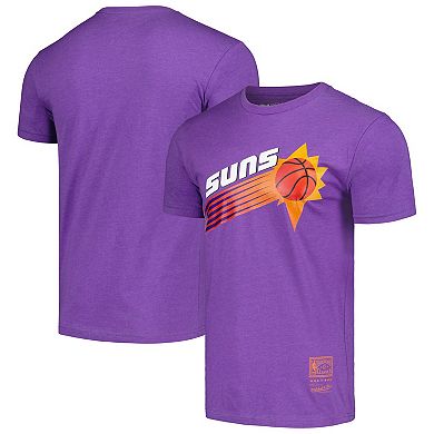 Unisex Mitchell & Ness  Purple Phoenix Suns Hardwood Classics MVP Throwback Logo T-Shirt