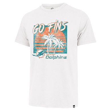 Men's '47 White Miami Dolphins Regional Franklin T-Shirt