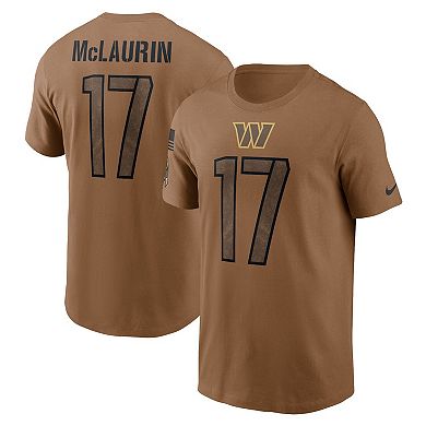 Men's Nike Terry McLaurin Brown Washington Commanders 2023 Salute To Service Name & Number T-Shirt