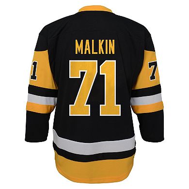 Youth Evgeni Malkin Black Pittsburgh Penguins Home Replica Player Jersey