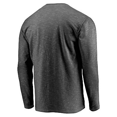 Men's Fanatics Branded Gray Washington Capitals Iced Out Long Sleeve T-Shirt