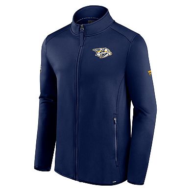 Men's Fanatics Branded  Navy Nashville Predators Authentic Pro Full-Zip Jacket