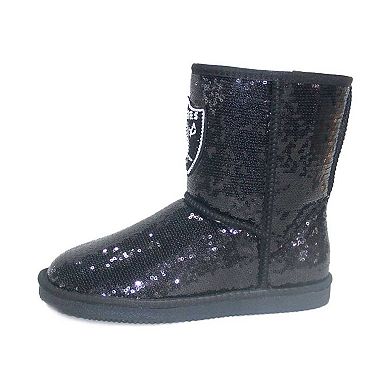 Women's Cuce Las Vegas Raiders Sequin Boots