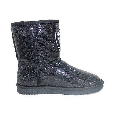 Women's Cuce Las Vegas Raiders Sequin Boots