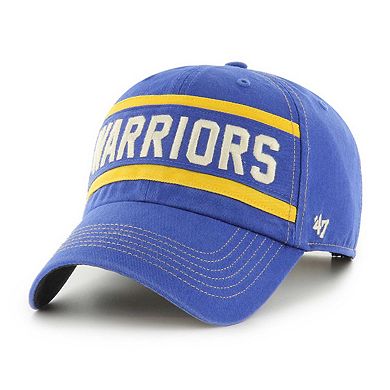 Men's '47 Royal Golden State Warriors Quick Snap Clean Up Adjustable Hat