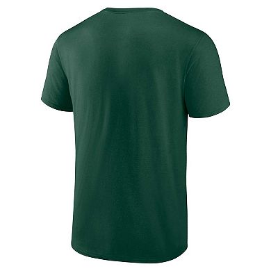 Men's Fanatics Branded Green/White Oakland Athletics Two-Pack Combo T-Shirt Set