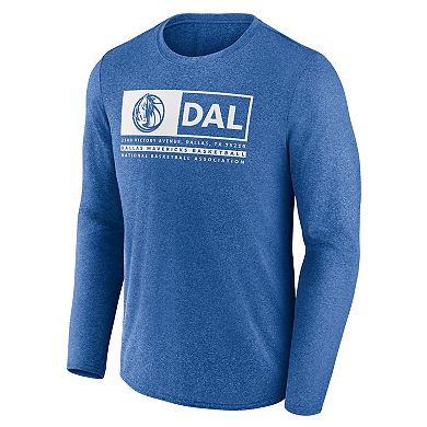 Men's Fanatics Branded Blue Dallas Mavericks Three-Point Play T-Shirt