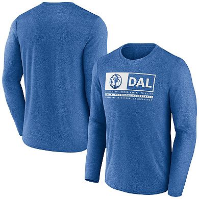 Men's Fanatics Branded Blue Dallas Mavericks Three-Point Play T-Shirt