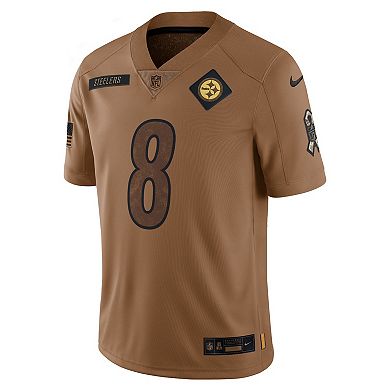 Men's Nike Kenny Pickett Brown Pittsburgh Steelers 2023 Salute To Service Limited Jersey