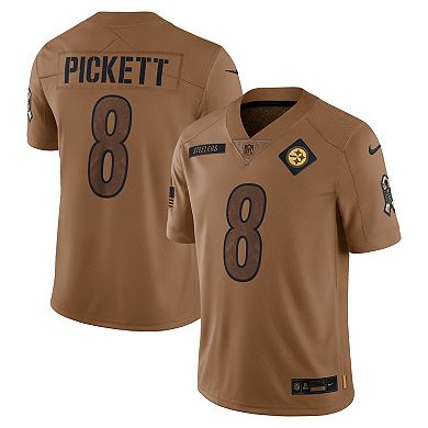 Men's Nike Kenny Pickett Brown Pittsburgh Steelers 2023 Salute To Service Limited Jersey