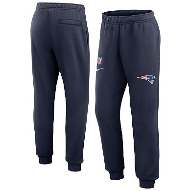 Men's Nike Navy New England Patriots 2023 Sideline Club Jogger Pants