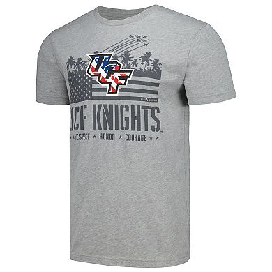 Men's Heather Gray UCF Knights Fly Over T-Shirt