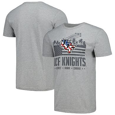 Men's Heather Gray UCF Knights Fly Over T-Shirt