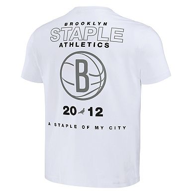 Men's NBA x Staple White Brooklyn Nets Home Team T-Shirt