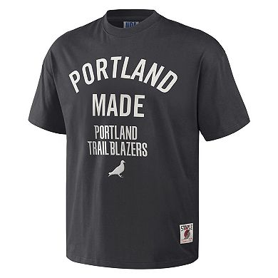 Men's NBA x Staple Anthracite Portland Trail Blazers Heavyweight Oversized T-Shirt