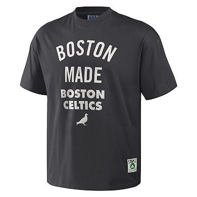 Men's NBA x Staple Anthracite Boston Celtics Heavyweight Oversized T-Shirt