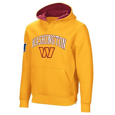 Men's  Gold Washington Commanders Linebacker Adaptive Pullover Hoodie