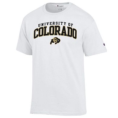 Men's Champion White Colorado Buffaloes Property Of T-Shirt