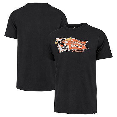 Men's '47 Black Baltimore Orioles Regional Franklin T-Shirt