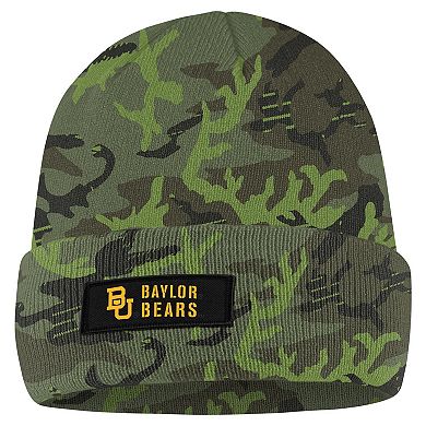 Men's Nike Camo Baylor Bears Military Pack Cuffed Knit Hat