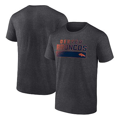 Men's Fanatics Branded  Charcoal Denver Broncos T-Shirt