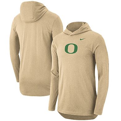 Men's Nike  Tan Oregon Ducks Campus Long Sleeve Hoodie T-Shirt