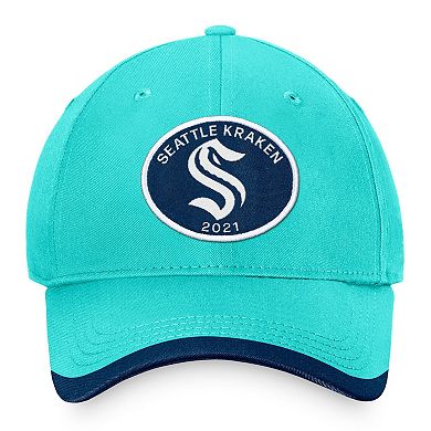 Men's Fanatics Branded Light Blue Seattle Kraken Fundamental Adjustable Hat