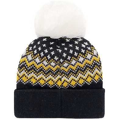 Women's '47 Navy Cal Bears Elsa Cuffed Knit Hat with Pom