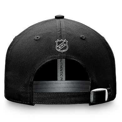Men's Fanatics Branded  Black Minnesota Wild Authentic Pro Prime Adjustable Hat