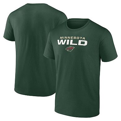 Men's Fanatics Branded Green Minnesota Wild Barnburner T-Shirt