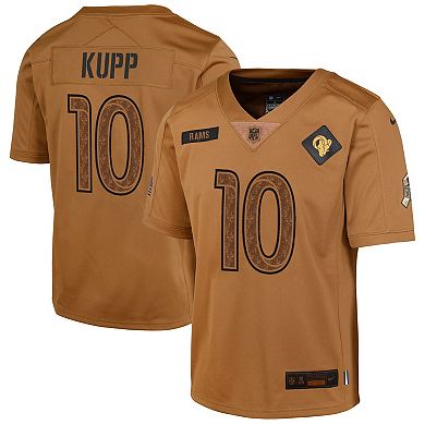 Youth Nike Cooper Kupp Brown Los Angeles Rams 2023 Salute To Service Limited Jersey