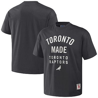 Men's NBA x Staple Anthracite Toronto Raptors Heavyweight Oversized T-Shirt