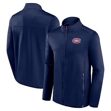 Men's Fanatics Branded  Navy Montreal Canadiens Authentic Pro Full-Zip Jacket