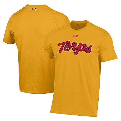 Men's Under Armour Maryland Terrapins Gold Out Performance T-Shirt