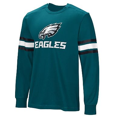 Men's  Midnight Green Philadelphia Eagles Hands Off Long Sleeve Adaptive T-Shirt