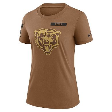 Women's Nike  Brown Chicago Bears 2023 Salute to Service Legend Performance T-Shirt