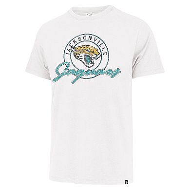 Men's '47 White Jacksonville Jaguars Ring Tone Franklin T-Shirt